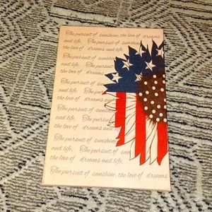 Sunflower patriotic sign